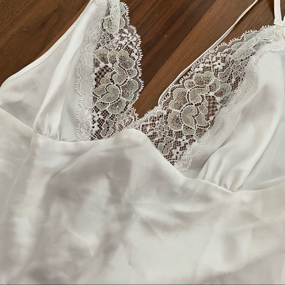 NEW VICTORIAS SECRET CAMI SET WHITE LACE Bridal - Picture 8 of 13